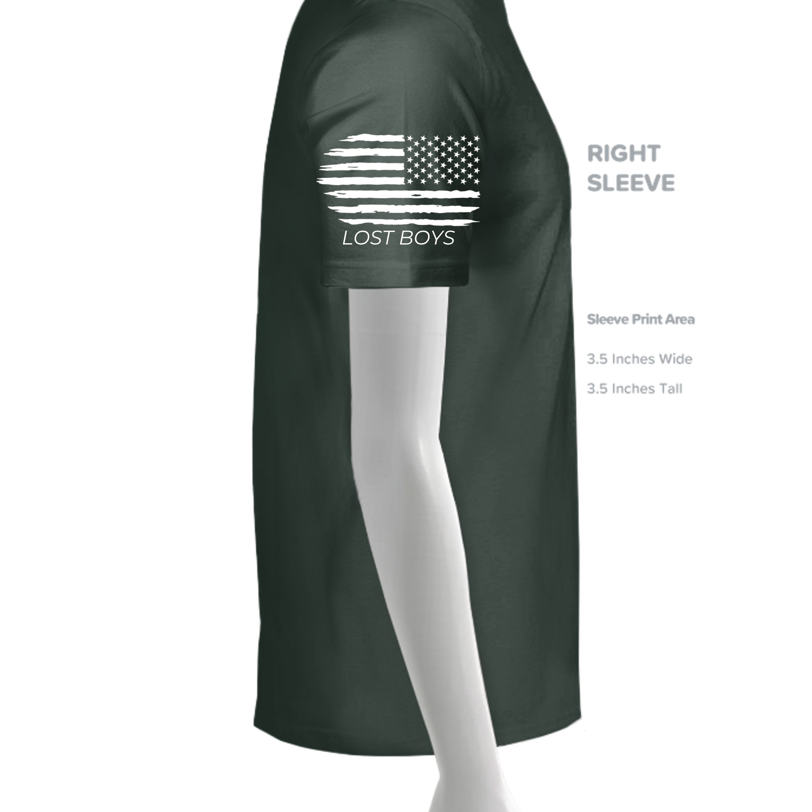 Heather Forest Green - 6410 - SLEEVE_RIGHT
