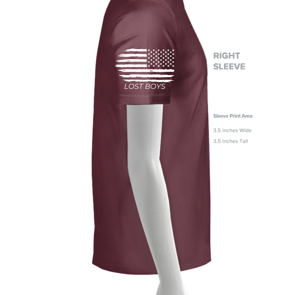 Heather Maroon - 6410 - SLEEVE_RIGHT